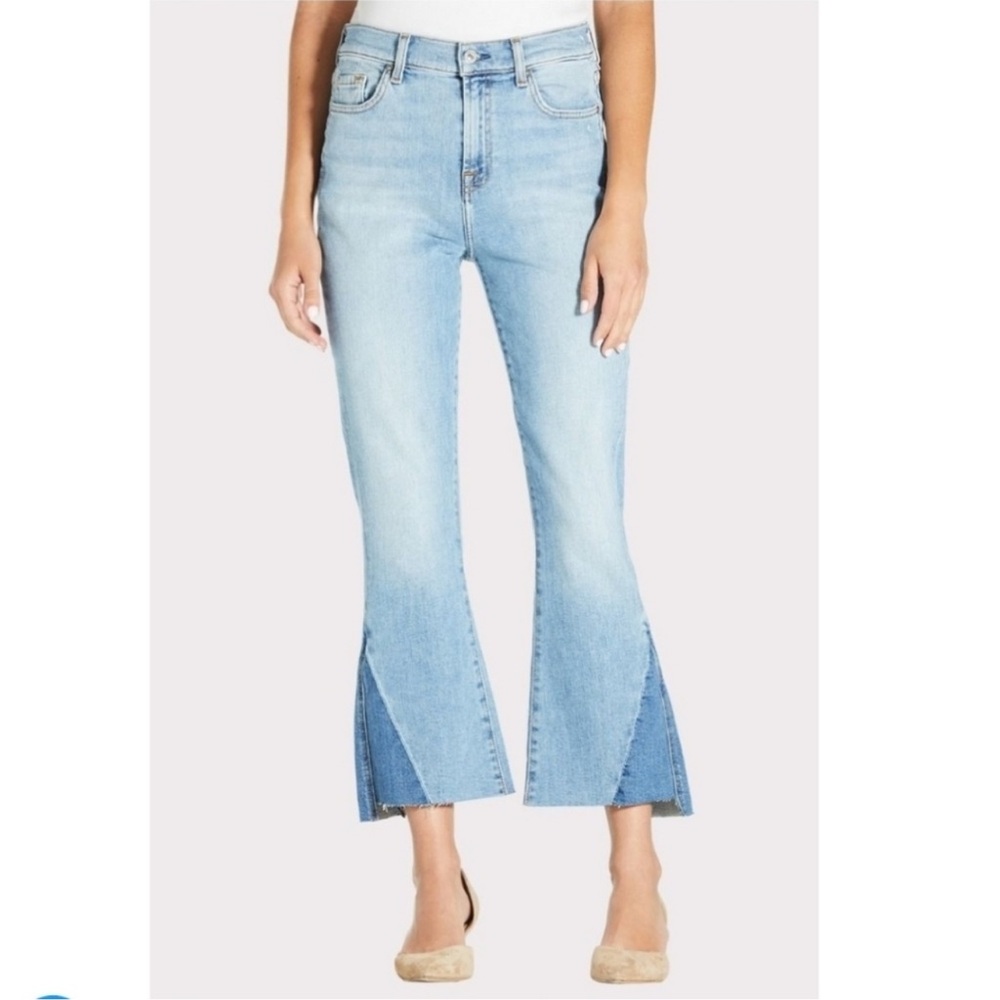 7 for All Mankind High Waisted Slim Kick Jeans